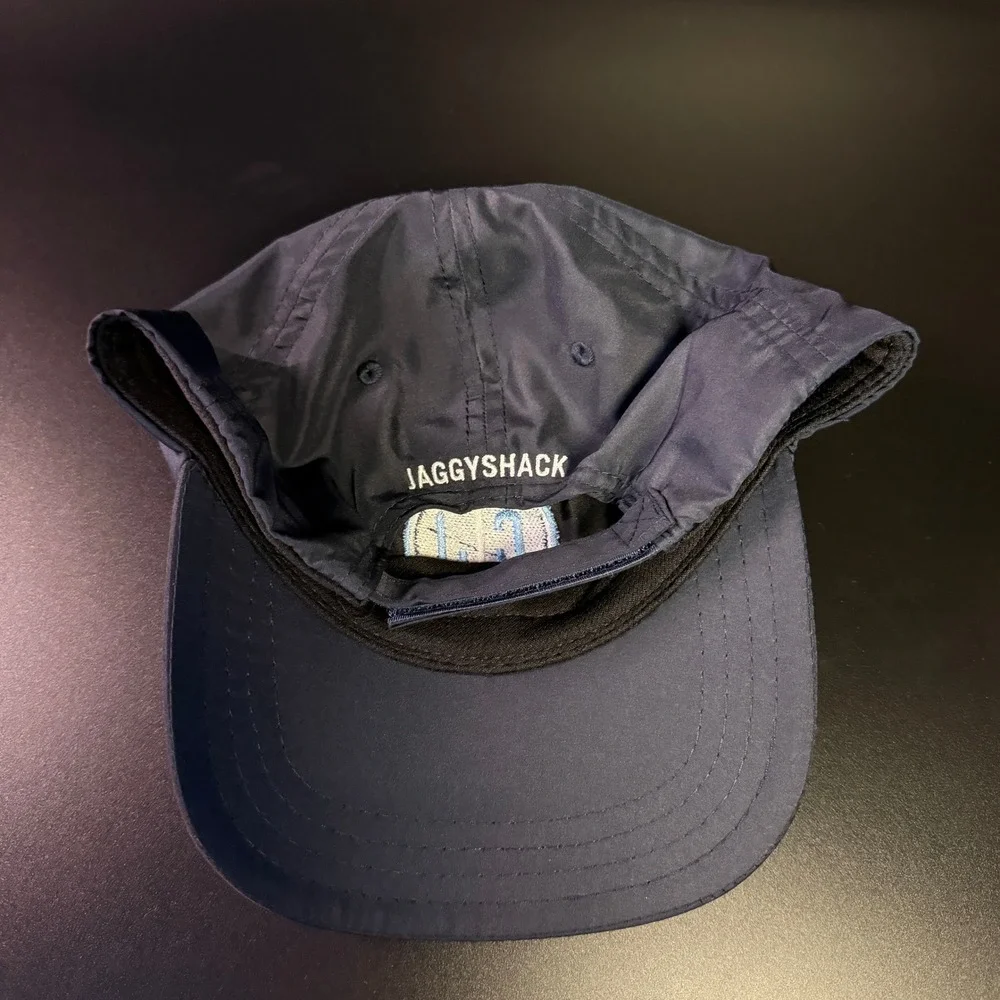 Pukka JaggyShack CJ Golf Tee Navy‎ Blue Performance Hat Adjustable OSFM